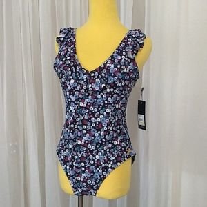 Jones New York Women Swimsuit Floral Size Medium